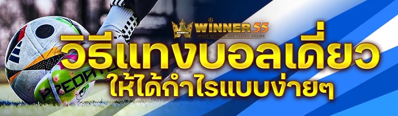 วิธีแทงบอลเดี่ยวให้ได้กำไรแบบง่ายๆ