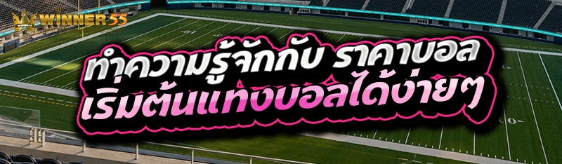 ทำความรู้จักกับ ราคาบอล เริ่มต้นแทงบอลได้ง่ายๆ