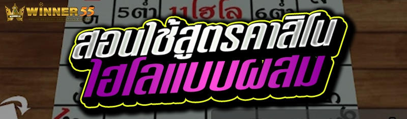 สอนใช้สูตรคาสิโน ไฮโลแบบผสม