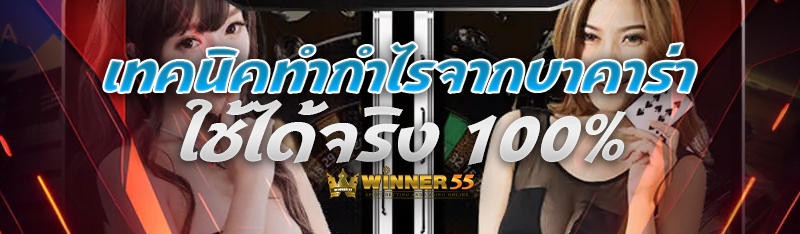 เทคนิคทำกำไรจากบาคาร่า ใช้ได้จริง 100%