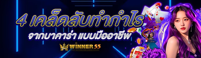 4 เคล็ดลับทำกำไรจากบาคาร่า แบบมืออาชีพ