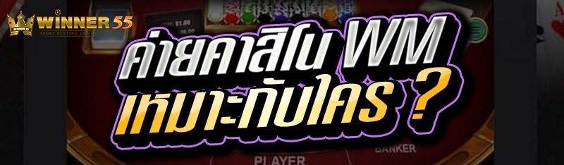 ค่ายคาสิโน WM เหมาะกับใคร ?