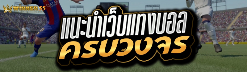 แนะนำเว็บแทงบอลครบวงจร