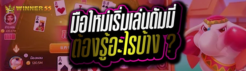 มือใหม่เริ่มเล่นดัมมี่ ต้องรู้อะไรบ้าง ?