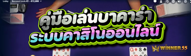 คู่มือเล่นบาคาร่า ระบบคาสิโนออนไลน์
