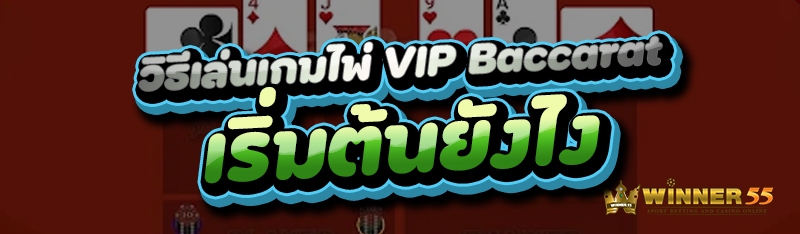 วิธีเล่นเกมไพ่ VIP Baccarat เริ่มต้นยังไง