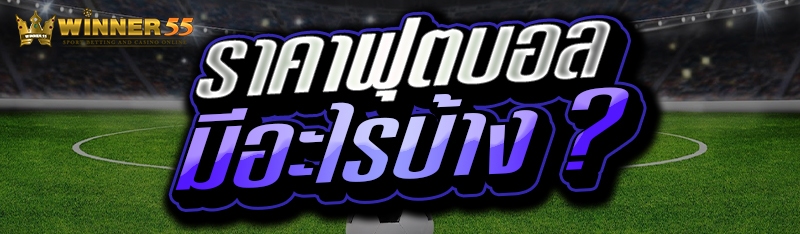 ราคาฟุตบอล มีอะไรบ้าง ?