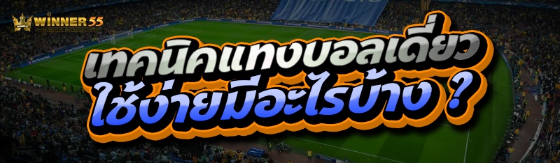 เทคนิคแทงบอลเดี่ยว ใช้ง่ายมีอะไรบ้าง ?